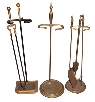 Lot 181 - Group of Metal Fire Tools and Stands