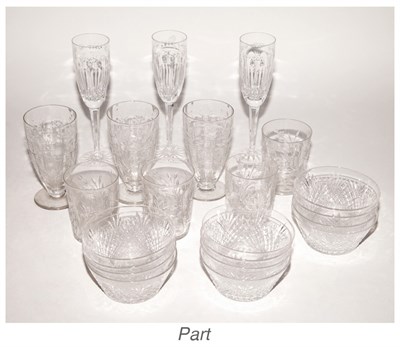 Lot 183 - Group of Glass Stemware and Tableware...
