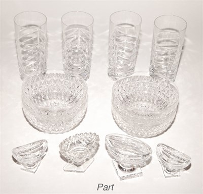 Lot 212 - Group of Glass Stemware and Table Articles...