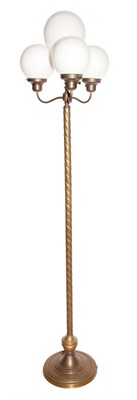 Lot 233 - Metal Four-Light Floor Lamp Height 67 inches.