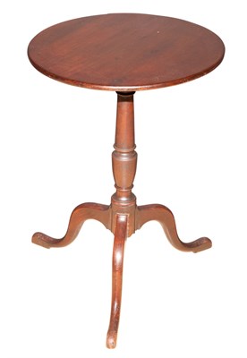 Lot 234 - Georgian Style Mahogany Stained Tripod Table...