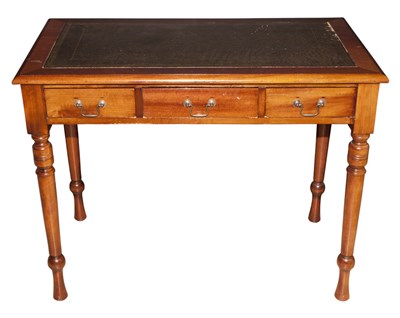 Lot 104 - Mahogany Writing Table Height 30 inches, width...