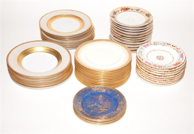 Lot 109 - Group of Porcelain Plates Approximately fifty...
