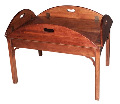 Lot 121 - English Style Mahogany Butler's Tray Table...