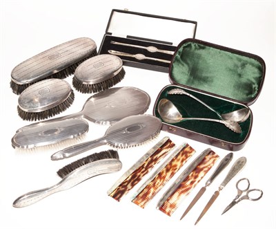 Lot 286 - Group of Silver and Silver Plated Articles...