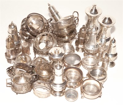 Lot 294 - Group of Silver Table Articles Total...