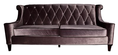 Lot 323 - Art Moderne Style Upholstered Sofa Length 6...