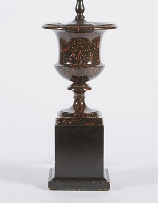 Lot 244 - Continental Porphyry Amphora-Form Vase 19th...