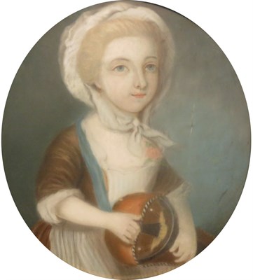 Lot 89 - Italian School 18th Century Girl with a...