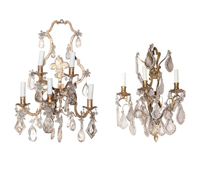 Lot 120 - Two Transitional Louis XV/XVI Style Gilt-Metal...