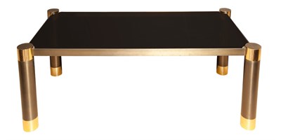 Lot 150 - Two Gilt-Bronze and Glass Low Tables en Suite...