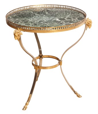 Lot 202 - Louis XVI Style Gilt-Bronze Mounted Steel and...
