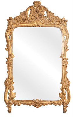 Lot 438 - Pair of Louis XV Giltwood Mirrors Mid 18th...