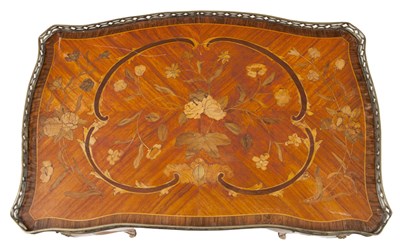 Lot 442 - Louis XV Gilt-Bronze Mounted Floral Marquetry...