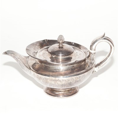 Lot 405 - Victorian Sterling Silver Teapot George Reily...