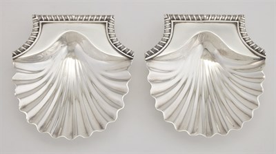 Lot 485 - Pair of William IV Sterling Silver Butter...