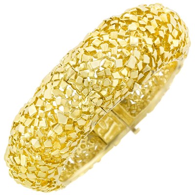 Lot 714 - Gold Bangle Bracelet