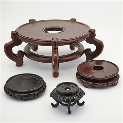 Lot 383A - Group of Chinese Hardwood Stands