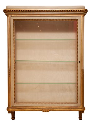 Lot 211 - Pair of Neoclassical Style Painted, Giltwood...