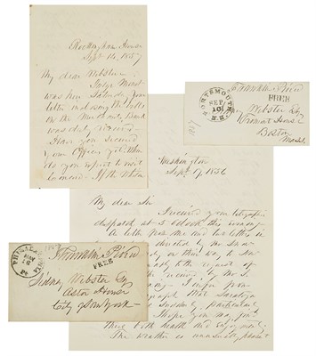 Lot 137 - [PRESIDENTIAL LETTERS - PIERCE, FRANKLIN]...