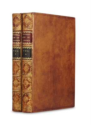 Lot 414 - BOSWELL, JAMES The life of Samuel Johnson,...