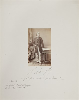 Lot 247 - LISZT, FRANZ Inscribed photograph of Franz...