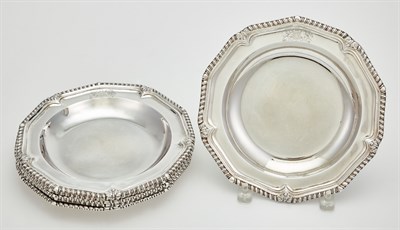 Lot 463 - Set of Six George III Sterling Silver Soup...
