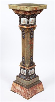 Lot 353 - Louis XVI Style Bronze, Porcelain and...