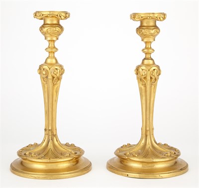 Lot 318 - Pair of Louis XVI Style Gilt-Bronze...