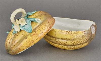 Lot 193 - Chelsea Porcelain Melon-Form Tureen and Cover...