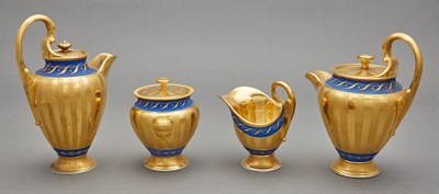 Lot 233 - KPM Gilt Porcelain Tete-a-Tete Circa 1840-50...