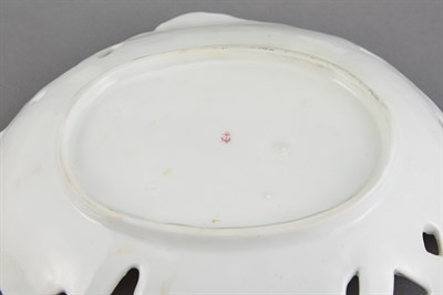 Lot 205 - Pair of Chelsea Porcelain Leaf and Basket...