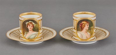 Lot 177 - Dresden Porcelain Tete-a-Tete Mid 20th Century...