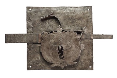 Lot 684 - Continental Iron Lockbox 16th Century or later...