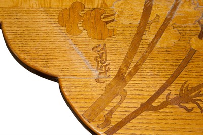 Lot 156 - Galle Marquetry Inlaid Fruitwood Occasional...