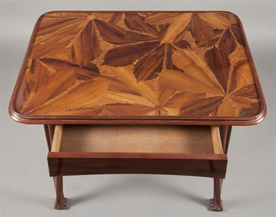Lot 230 - Art Nouveau Marquetry Inlaid Mahogany and...