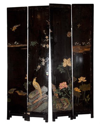 Lot 564 - Chinese Four-Panel Coromandel Screen Height 7...