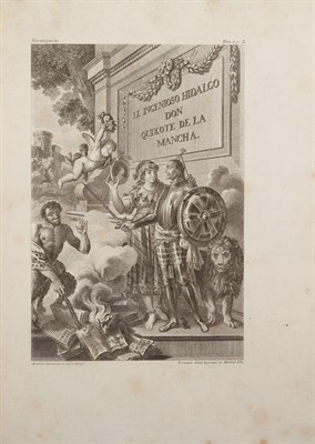 Lot 404 - CERVANTES SAAVREDA, MIGUEL de El Ingenioso...