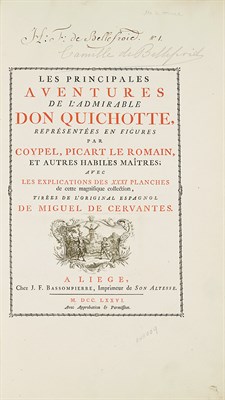 Lot 406 - CERVANTES SAAVREDA, MIGUEL de Les Principales...