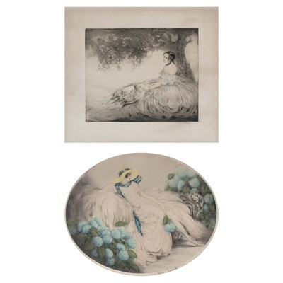 Lot 121 - Louis Icart (1880-1950) SUMMER SHADE;...