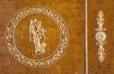 Lot 595 - Northern European Karelian Birch Desk First...