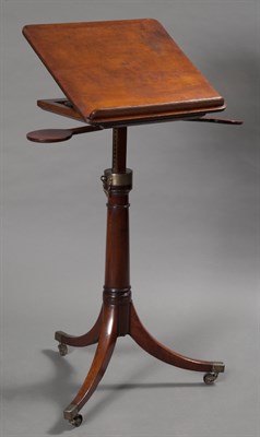 Lot 229 - George III Brass Mounted Mahogany Reading...
