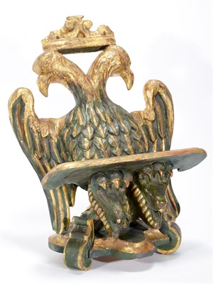 Lot 216 - Continental Green Painted and Parcel Gilt Book...