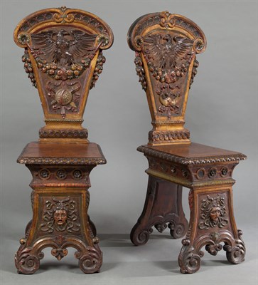 Lot 237 - Pair of Italian Renaissance Style Walnut,...