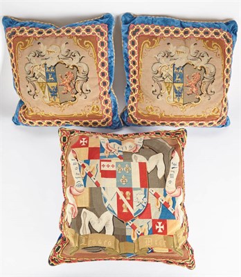 Lot 272 - Pair of Victorian Petit and Gros Point...