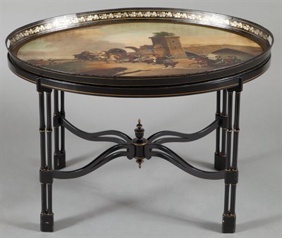 Lot 271 - George III Polychrome Decorated and Parcel...