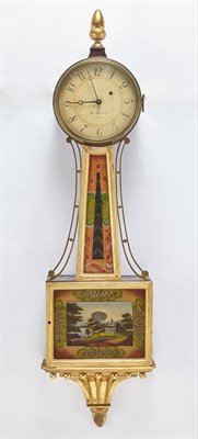 Lot 275 - Federal Mahogany, Parcel Gilt, Verre Eglomise...