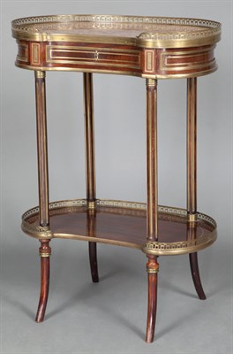 Lot 279 - Louis XVI Style Brass Mounted Mahogany...