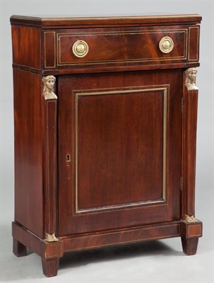 Lot 308 - Empire Style Brass Mounted Mahogany Side...