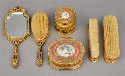 Lot 314 - Louis XVI Style Gilt-Bronze, Enamel and...